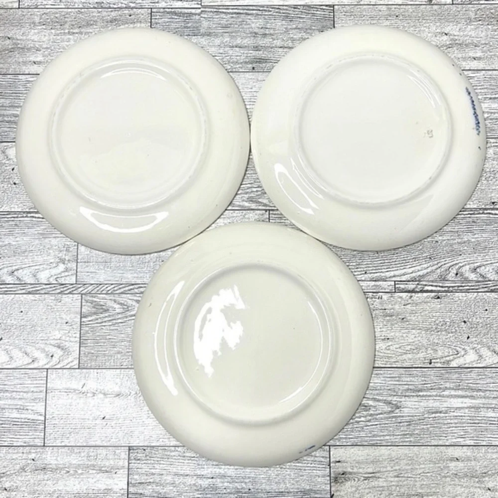 Vintage Blue Willow 7” Plate Set of 3
